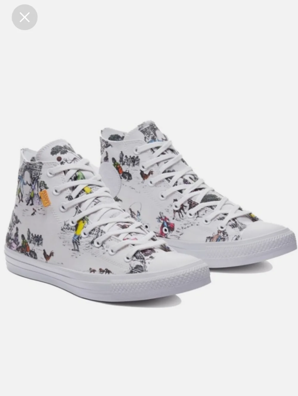 Converse Chuck Taylor All-Star Hi x Union Sheila Bridges Harlem Toile 7 - Picture 1 of 12